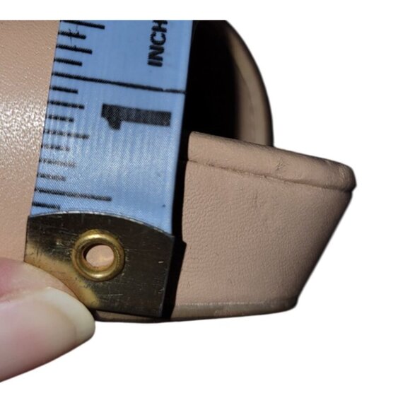 Charles By Charles David Peep Toe Beige Patent Leather Heels Size 8 - Picture 7 of 10